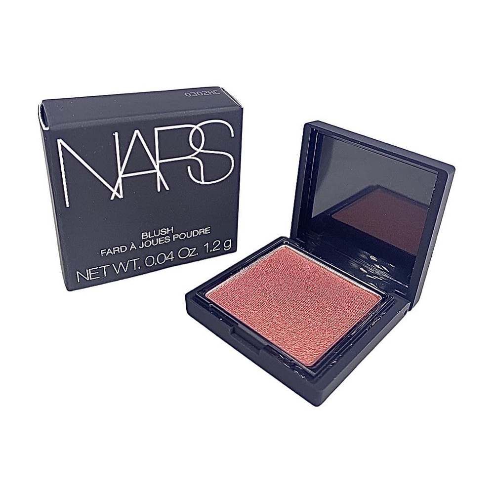 NARS mini blush travel size Color Orgasm 777 peachy pink with golden shimmer NEW